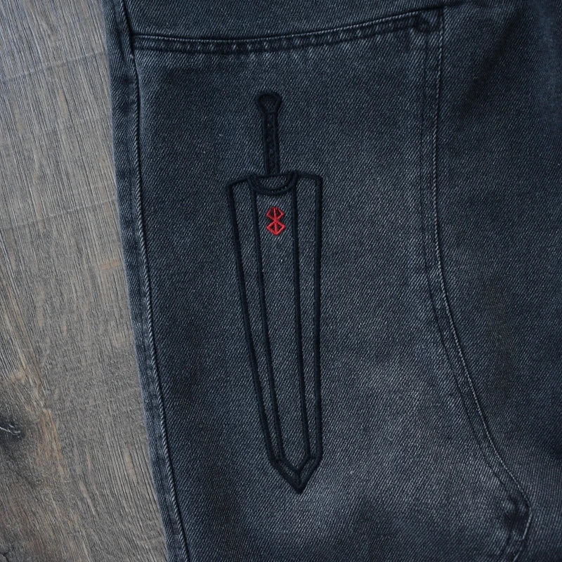 Y2K Baggy Embroidered Jeans