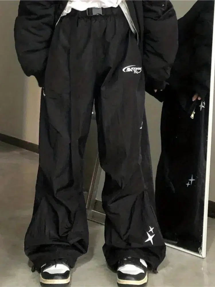 Y2K Baggy Star Joggers