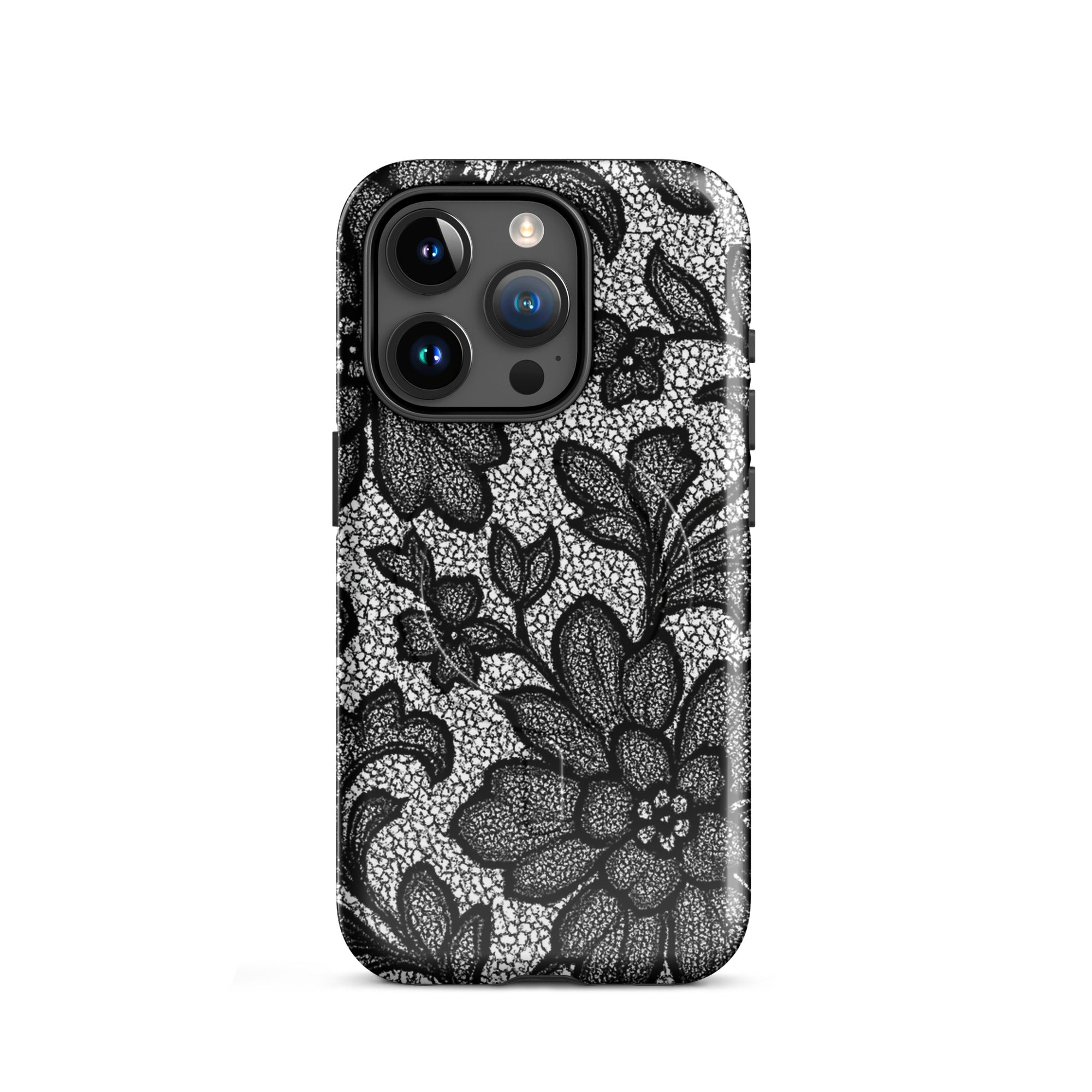 Y2K Black Lace Lingerie MagSafe Case