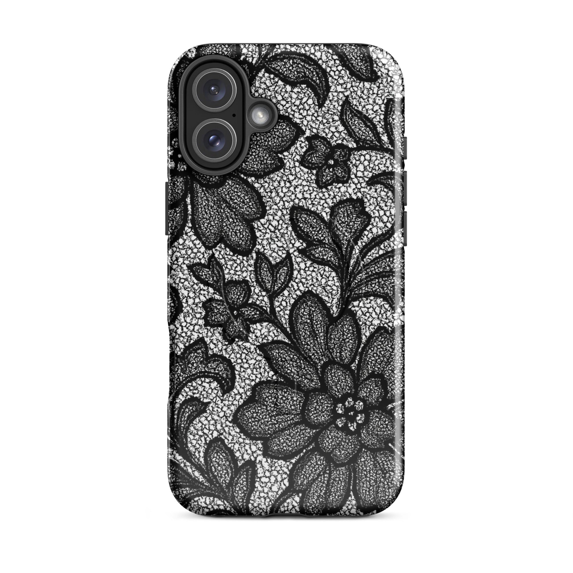 Y2K Black Lace Lingerie MagSafe Case