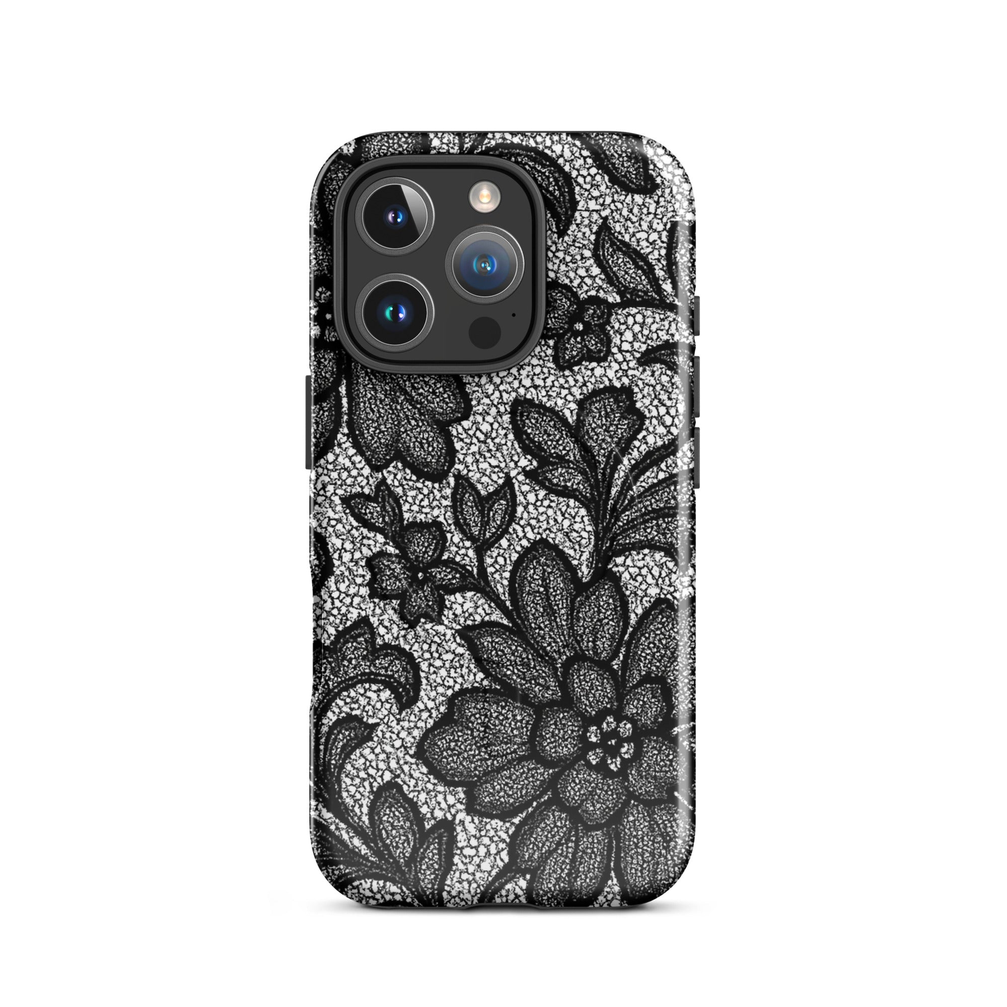 Y2K Black Lace Lingerie MagSafe Case