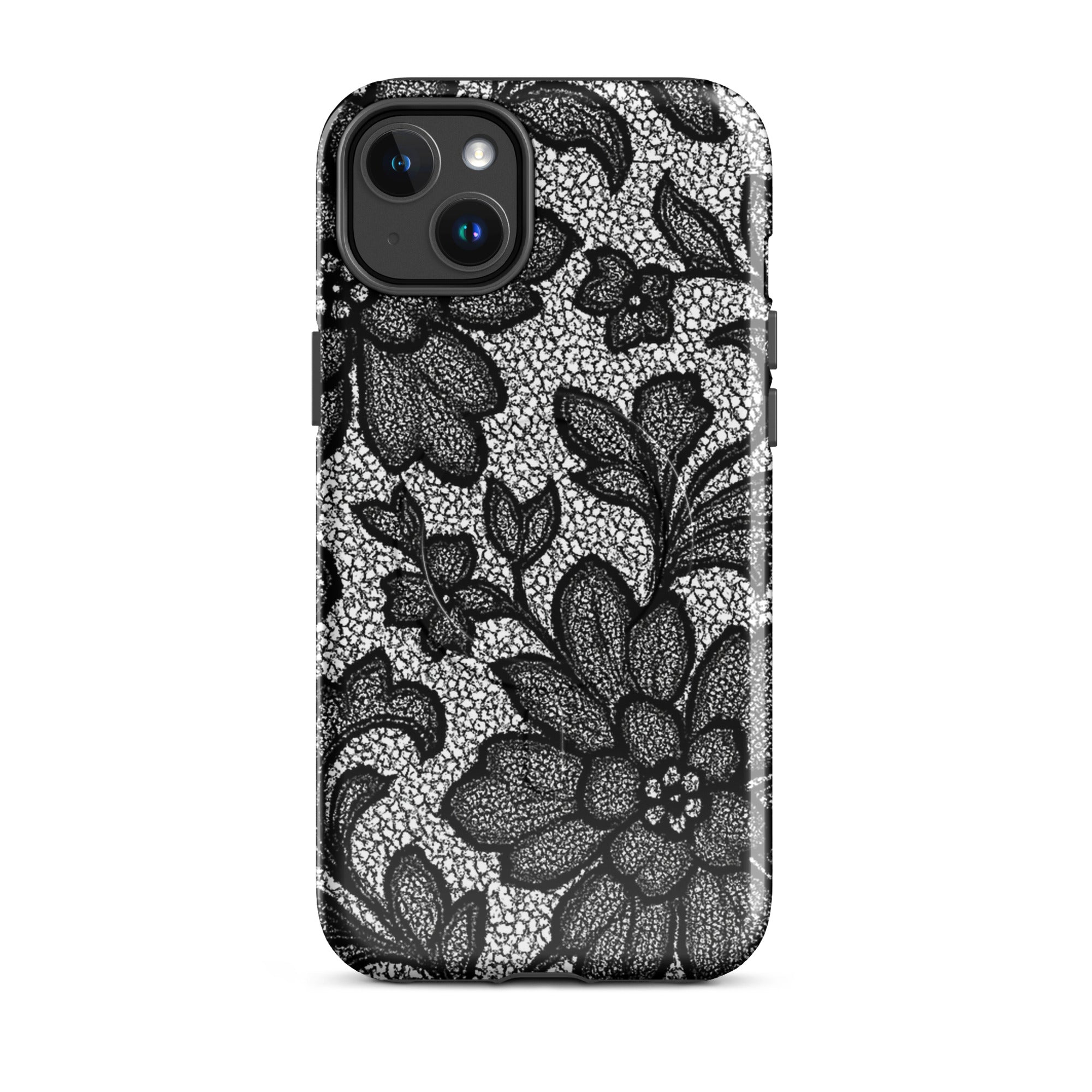 Y2K Black Lace Lingerie MagSafe Case