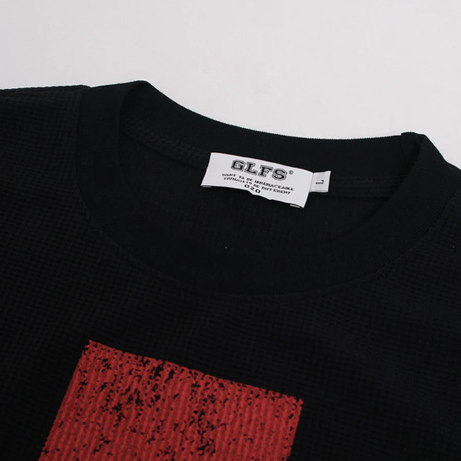 Y2K "Bless You" Graphic Long Sleeve Top