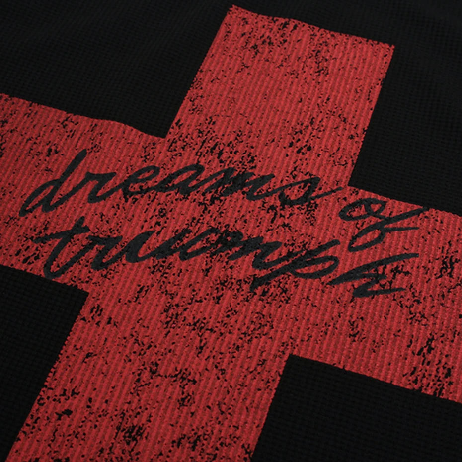 Y2K "Bless You" Graphic Long Sleeve Top