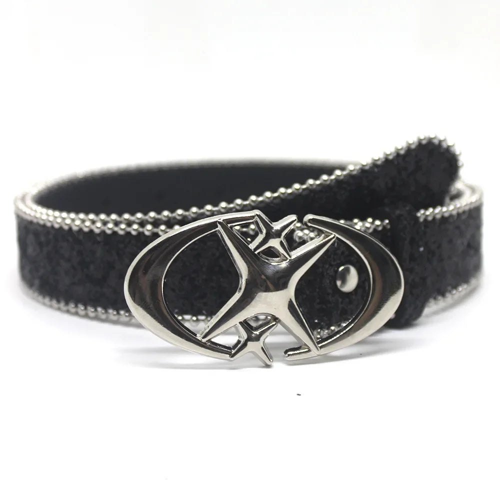 Y2K Bling Star Faux Diamond Rhinestone Belt