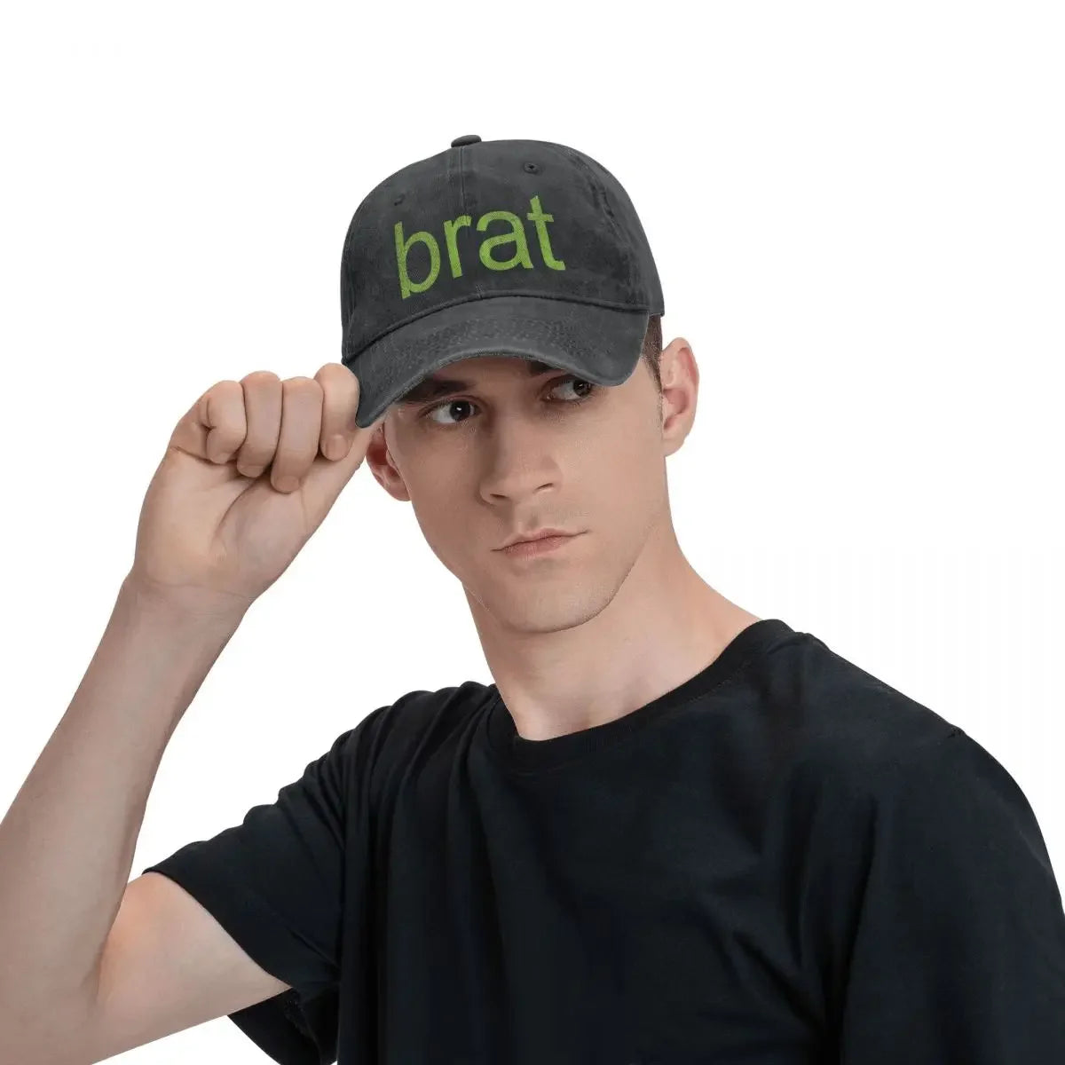 Y2K Brat Print Baseball Cap