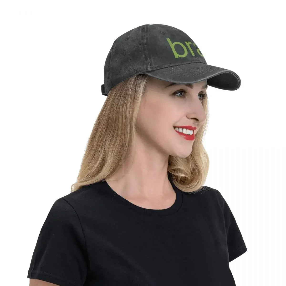 Y2K Brat Print Baseball Cap