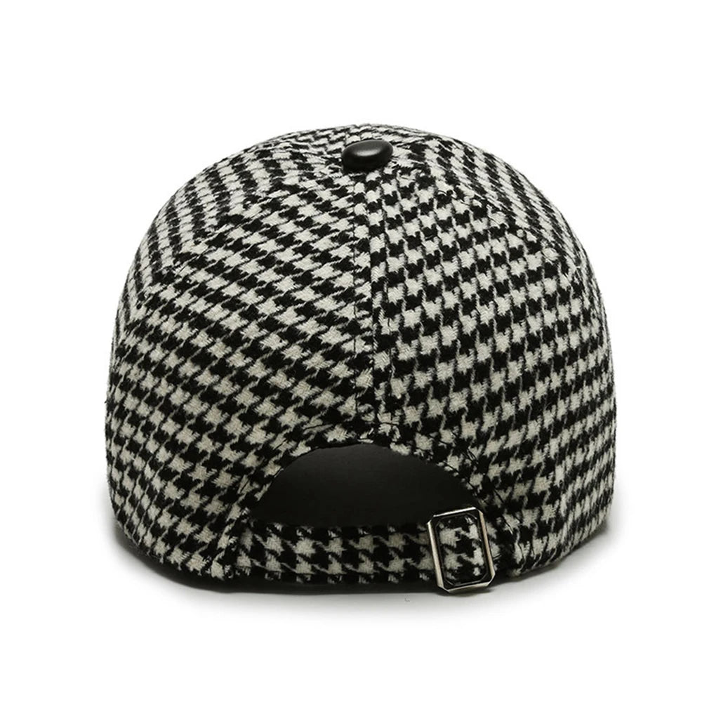 Y2K British Plaid Baseball Cap