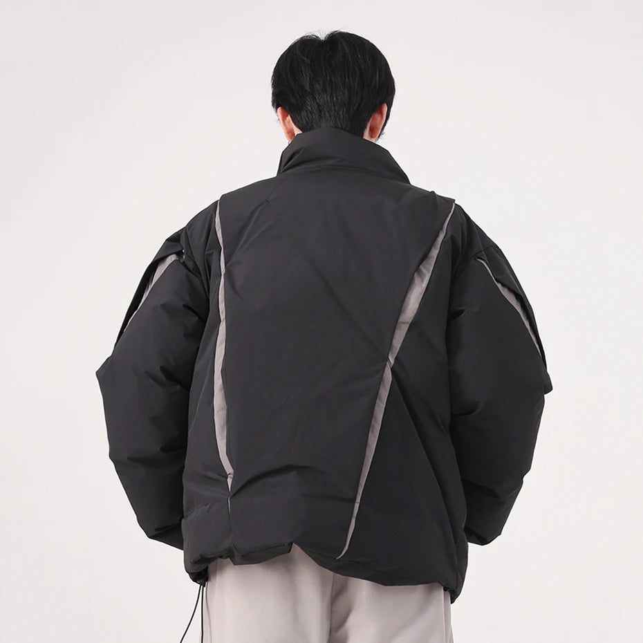 Y2K "Carved Apart" Padded Coat