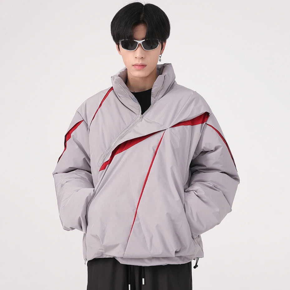Y2K "Carved Apart" Padded Coat