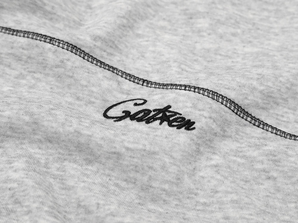 Y2K Contrast Stitch Embroidered Hoodie