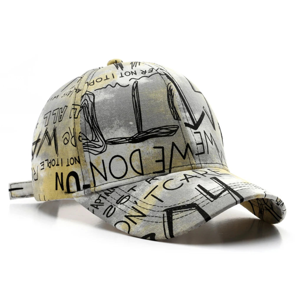 Y2K Covered Graffiti Baseball Cap