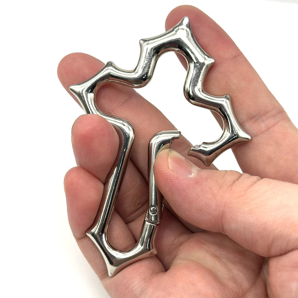 Y2K Cross Carabiner Keychain