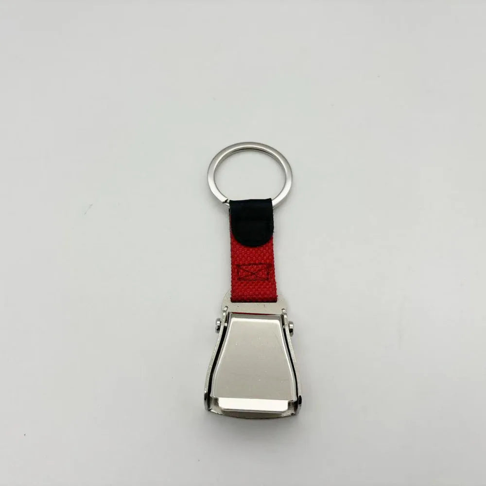 Y2K Detachable Mini Plane Safety Seatbelt Plane Belt Loop Keychain