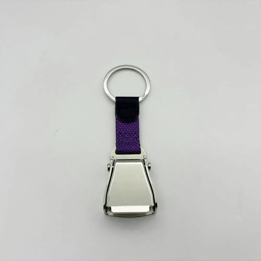 Y2K Detachable Mini Plane Safety Seatbelt Plane Belt Loop Keychain