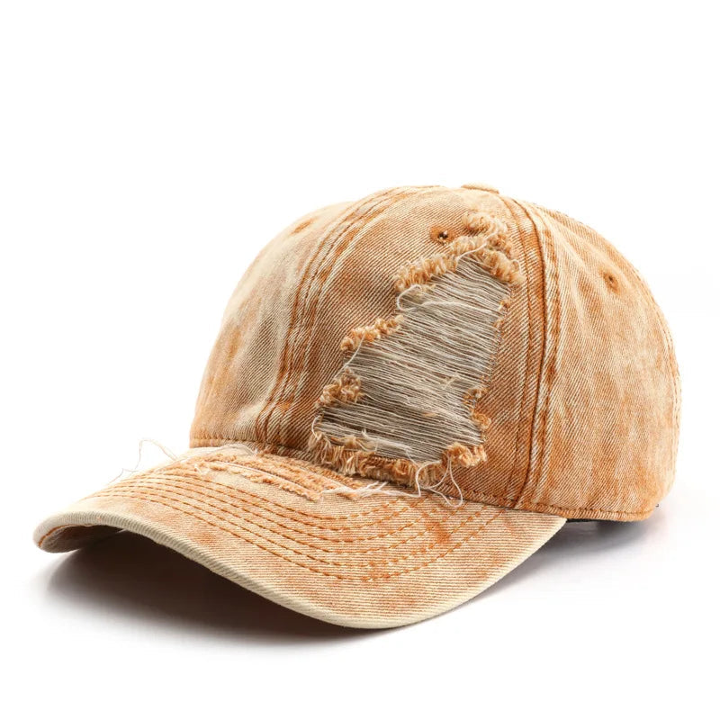 Y2K Distressed Baseball Cap