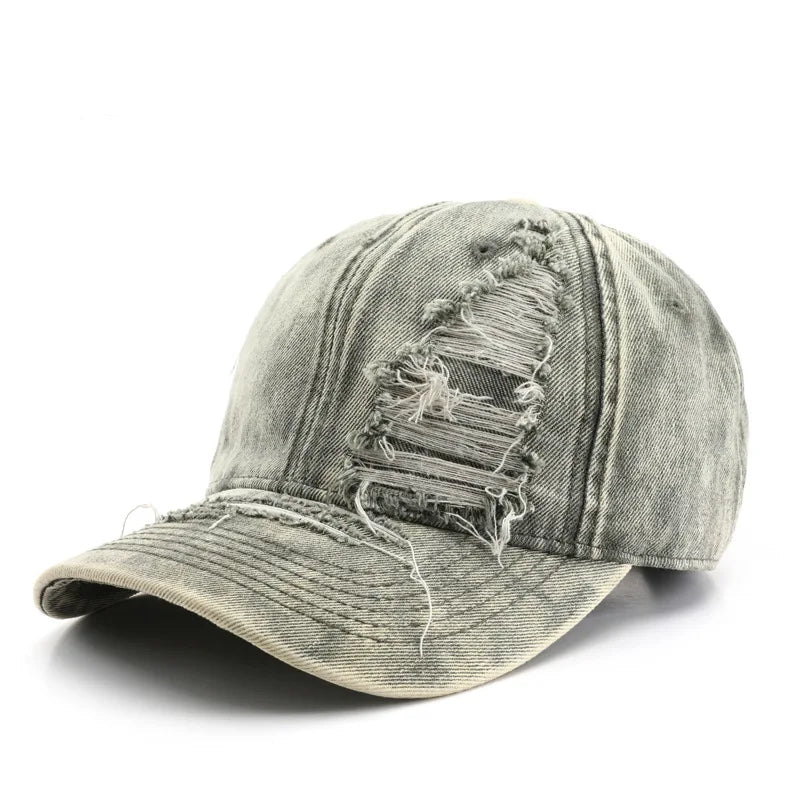 Y2K Distressed Baseball Cap
