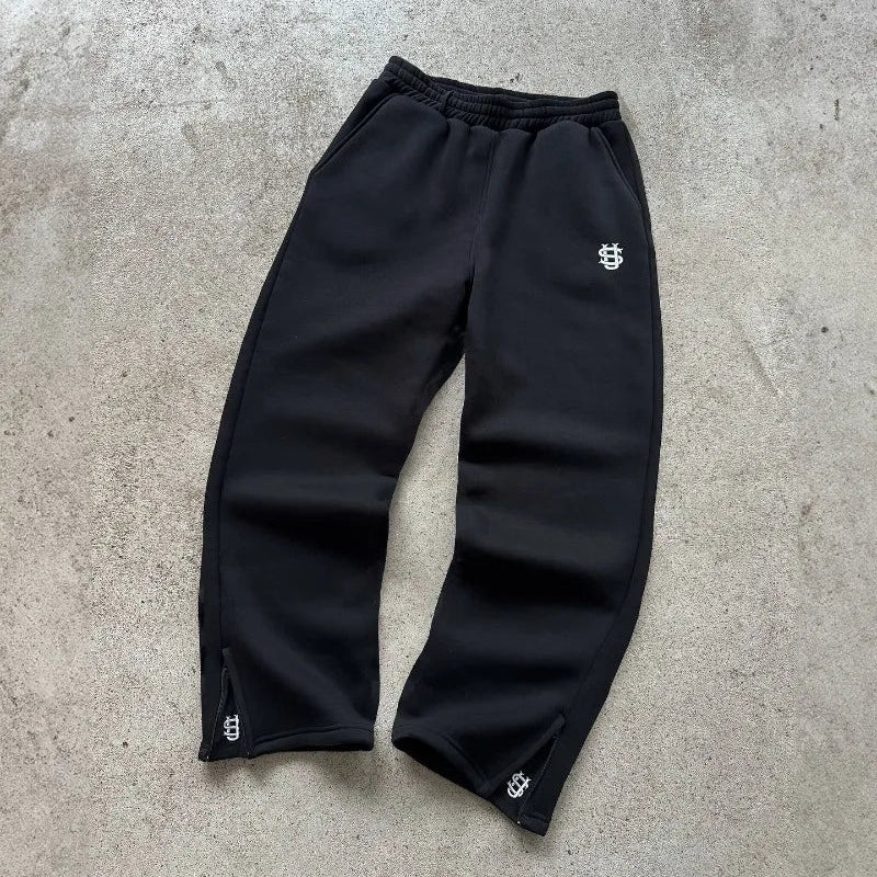 Y2K Embroidered Loose Baggy Sweatpant Joggers