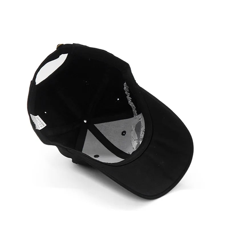 Y2K Embroidered Screaming Skull Baseball Cap