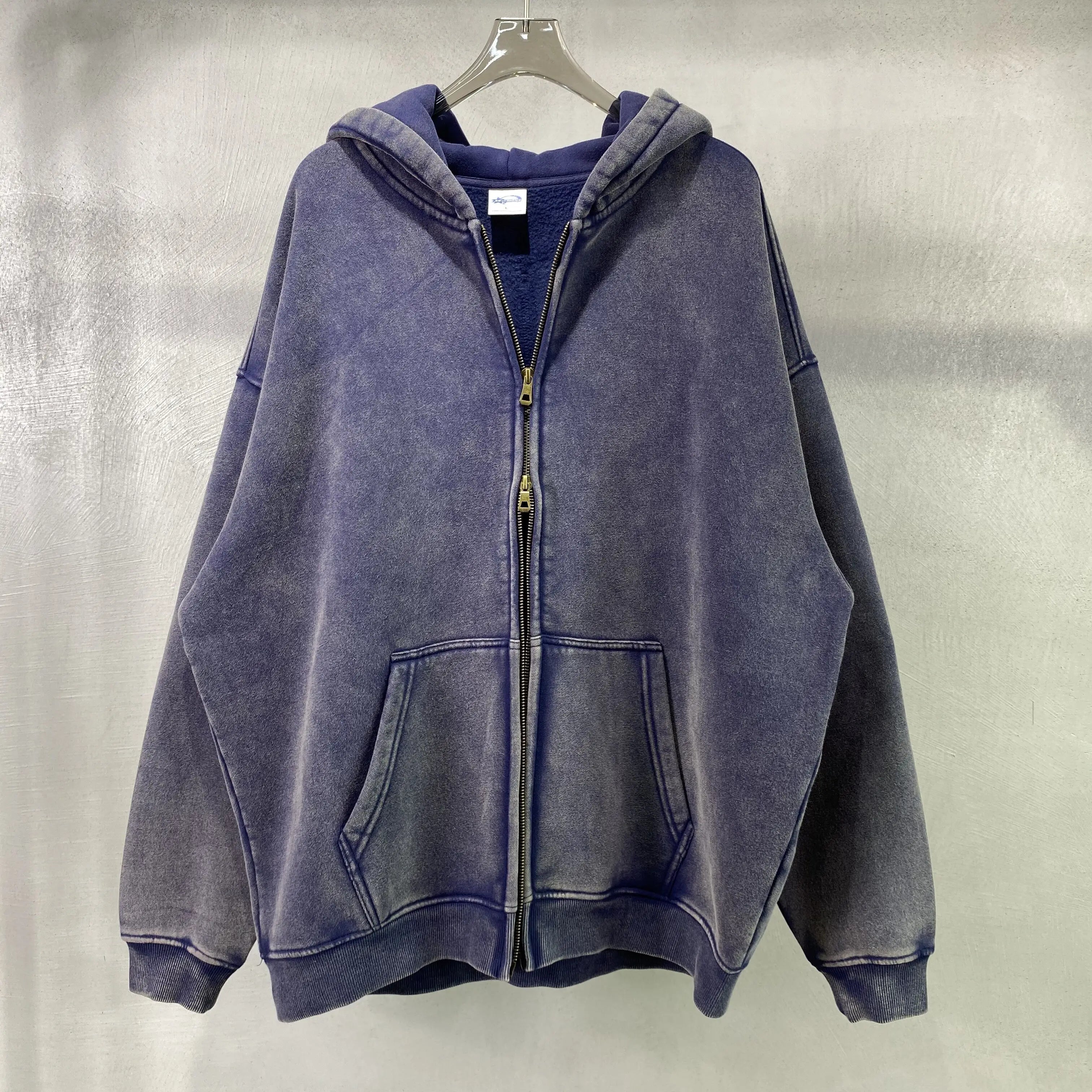 Y2K Essential Zip Up Hooded Sweatshirt