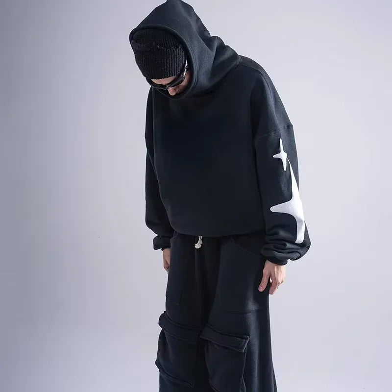 Y2K Essentials Mens Baggy Hoodie