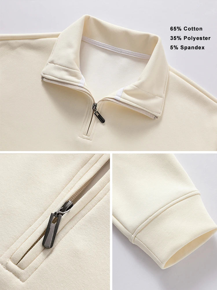 Y2K Essentials Quarter Zip Jumper
