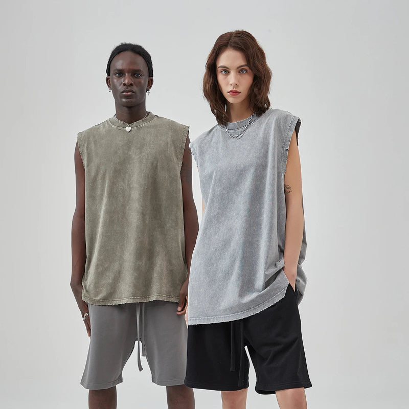 Y2K Essentials Washed Tank Top