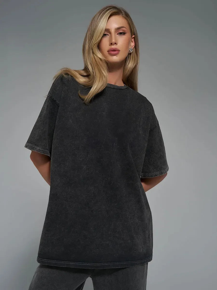 Y2K Essentials Wax Print T Shirt