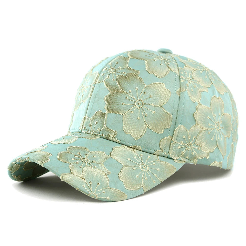 Y2K Floral All Over Graphic Baseball Cap
