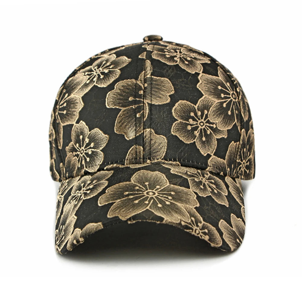 Y2K Floral All Over Graphic Baseball Cap