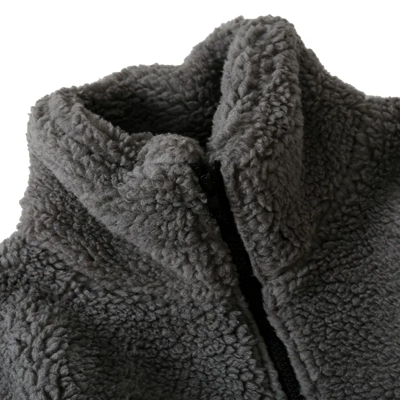 Y2K Fluffy Zip Up Fleece Jacket