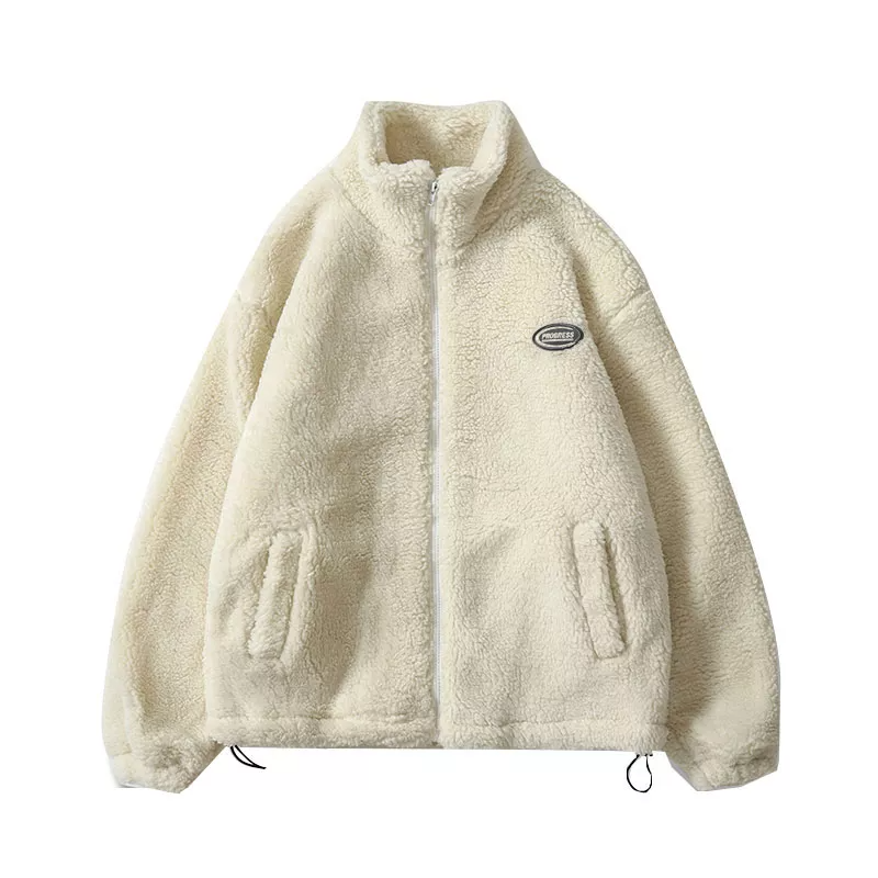 Y2K Fluffy Zip Up Fleece Jacket