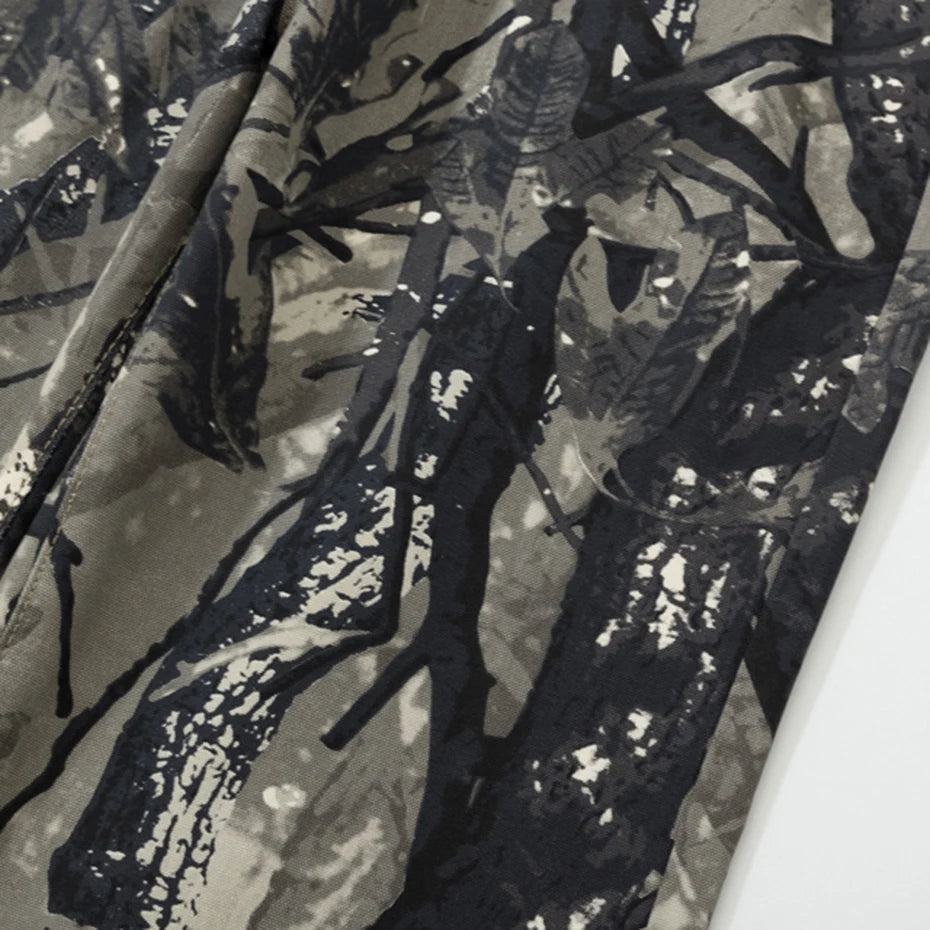 Y2K Forest Camo Baggy Jeans