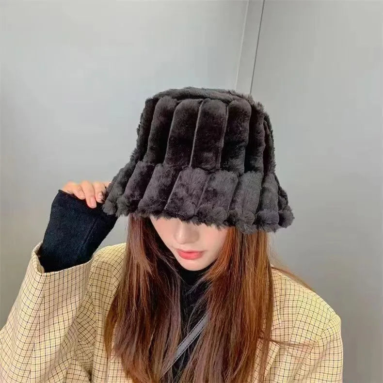 Y2K Funky Fluffy Bucket Hat