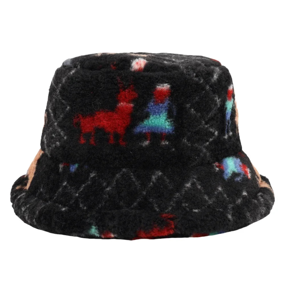 Y2K Funky Fluffy Bucket Hat