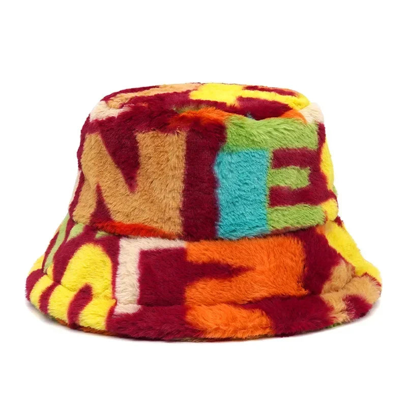 Y2K Funky Fluffy Bucket Hat