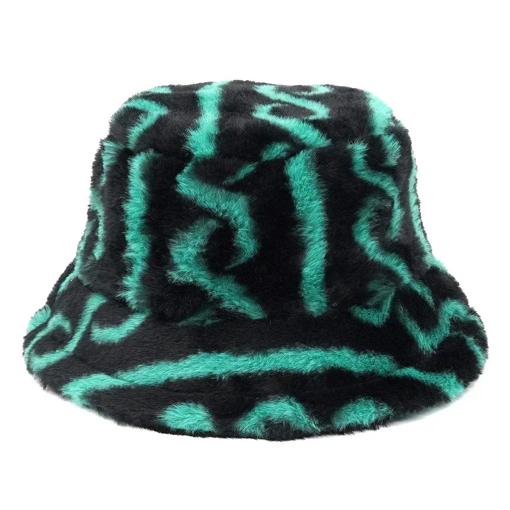 Y2K Funky Fluffy Bucket Hat
