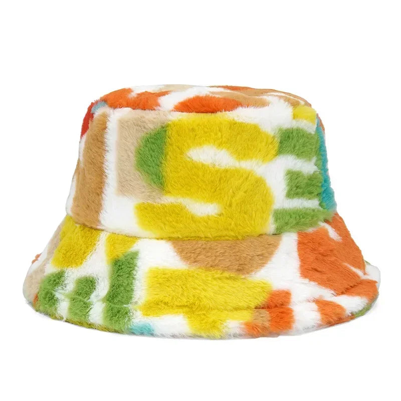 Y2K Funky Fluffy Bucket Hat