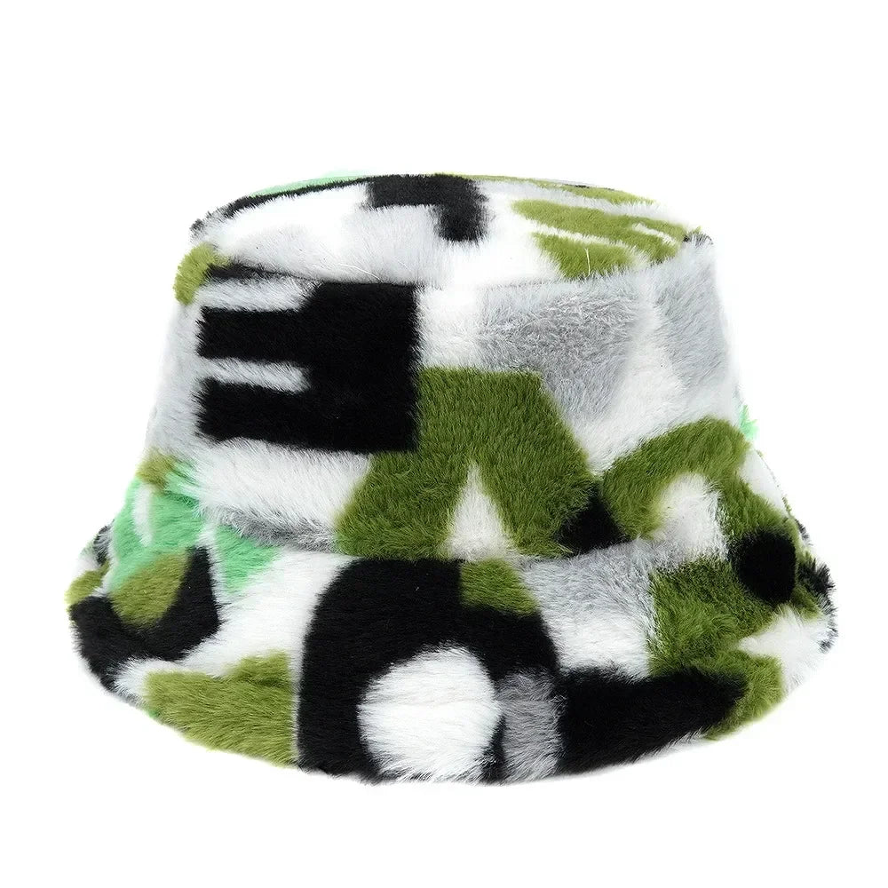 Y2K Funky Fluffy Bucket Hat