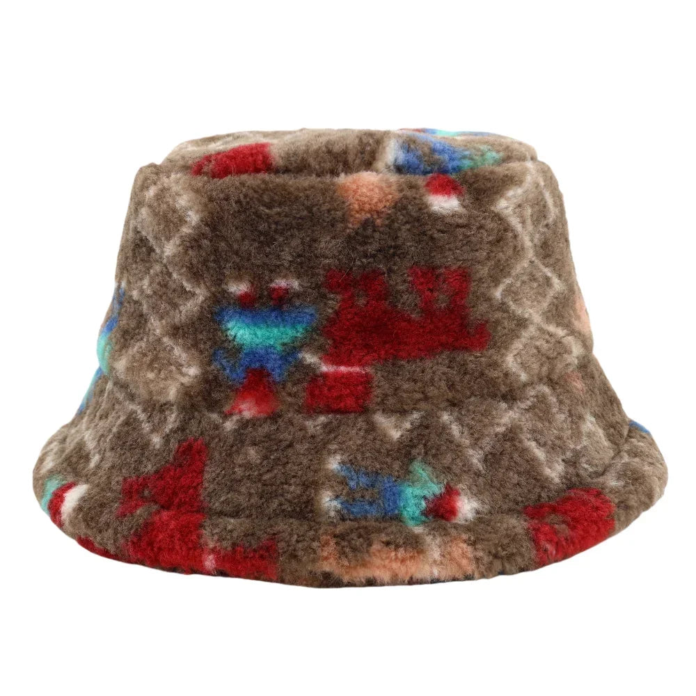 Y2K Funky Fluffy Bucket Hat