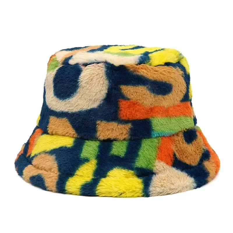 Y2K Funky Fluffy Bucket Hat