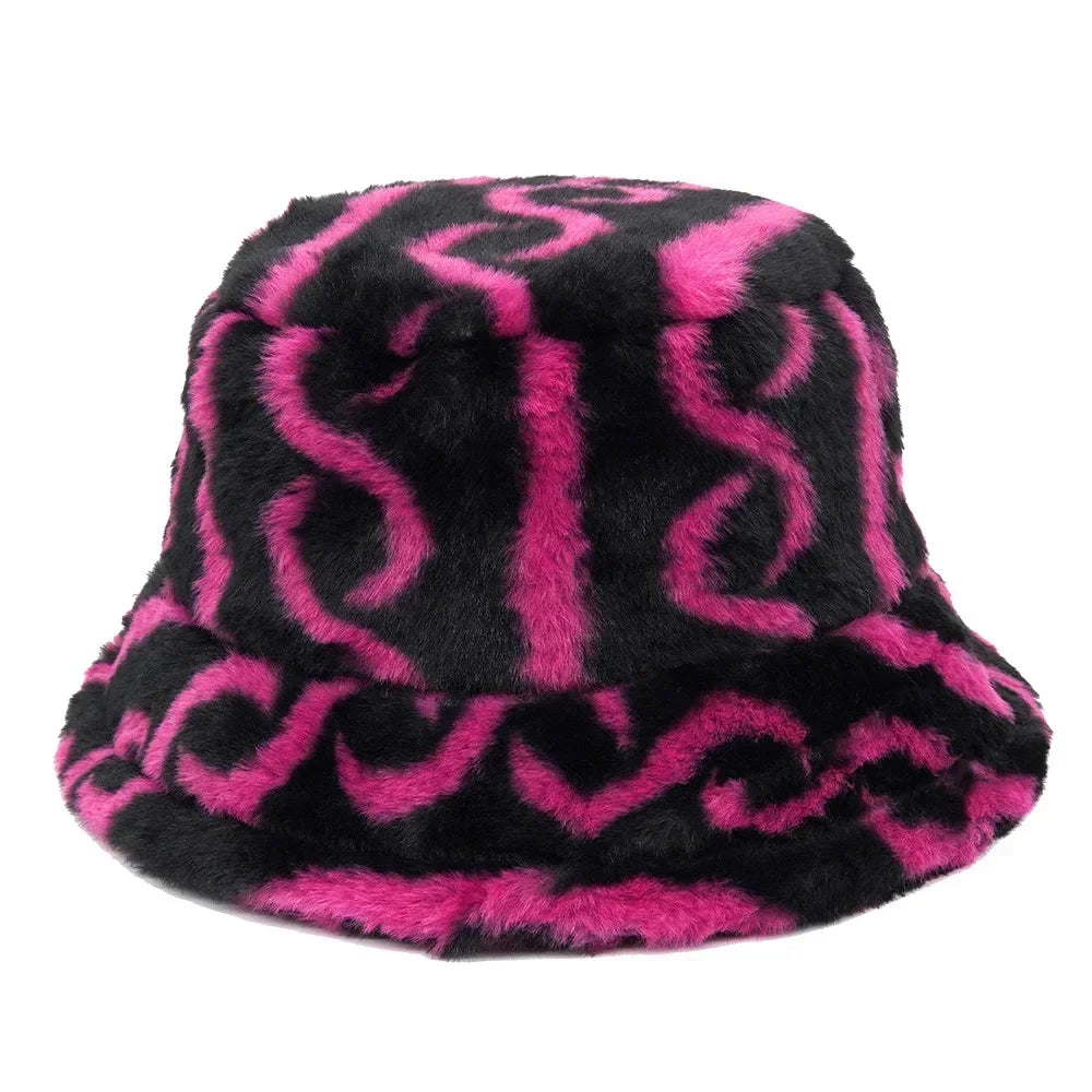 Y2K Funky Fluffy Bucket Hat