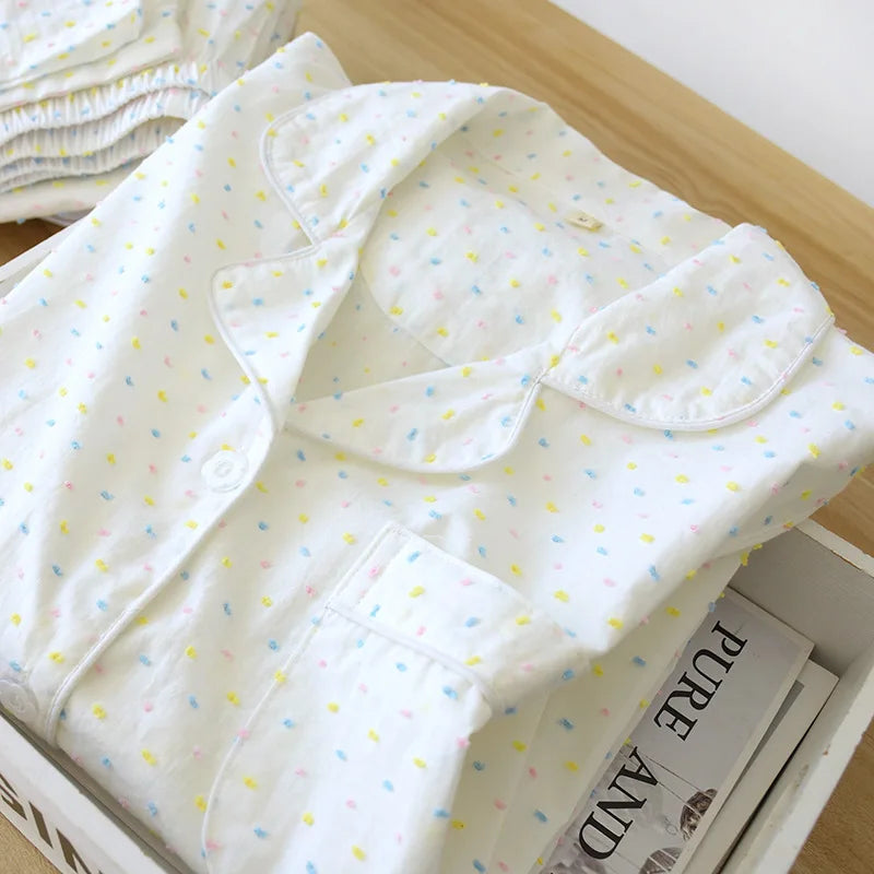 Y2K Gauze Cotton Pyjama Set