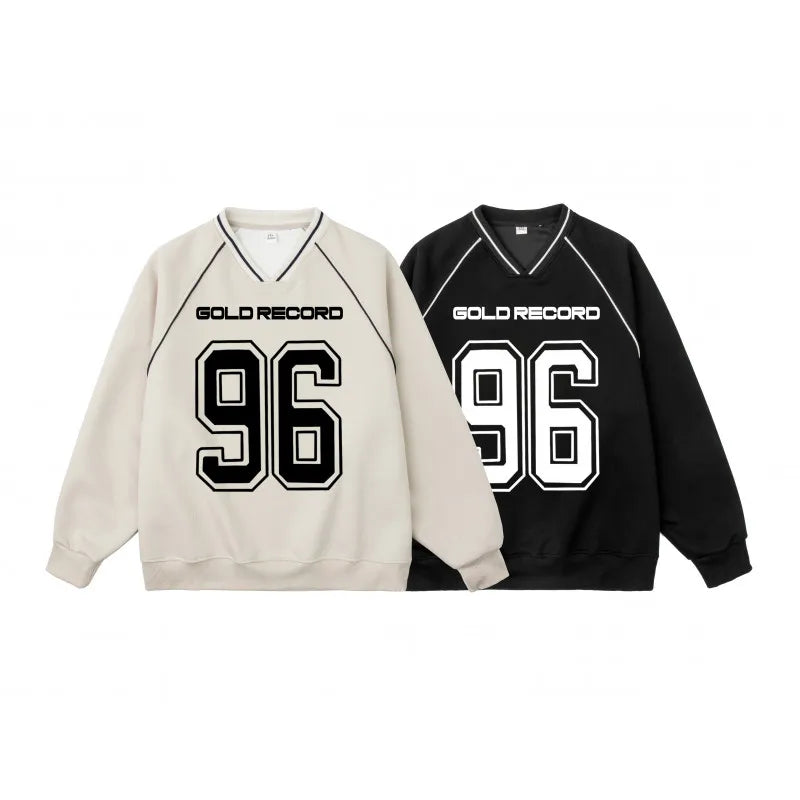 Y2K Gold Record Sports Sweatshirt
