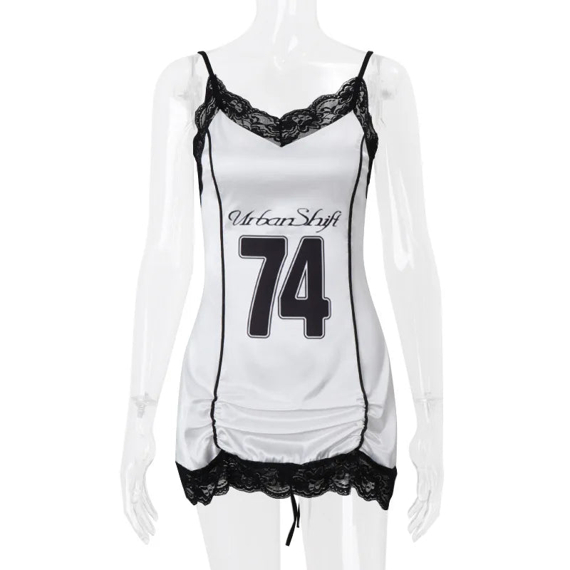 Y2K Gothic Backless Sleeveless Jersey Mini Dress