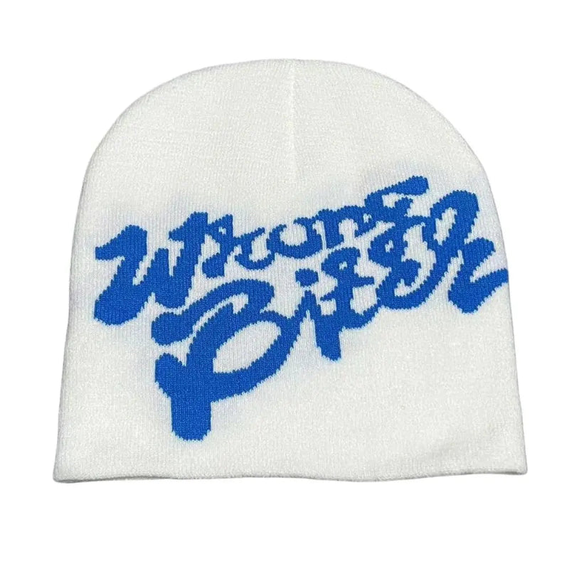 Y2K Graffiti Spray Graphic Beanie