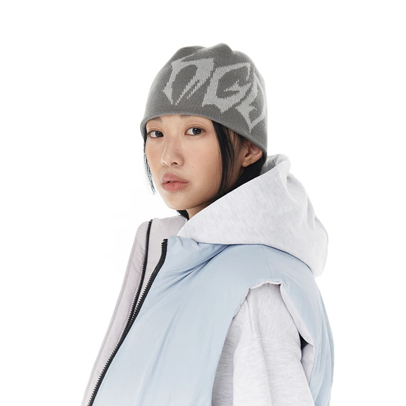 Y2K Graffiti Tag Graphic Beanie