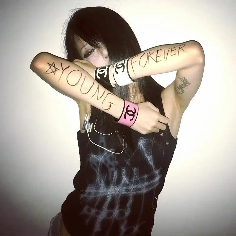 Y2K Grunge Aesthetic Graphic Tank Top