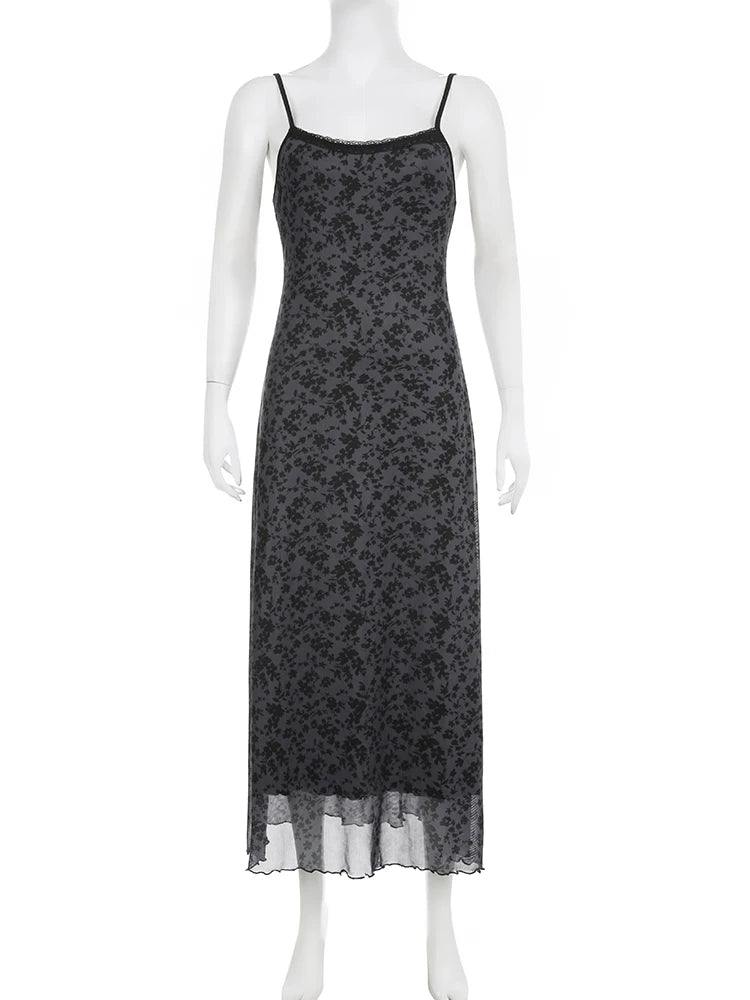 Y2K Grunge Long Maxi Dress