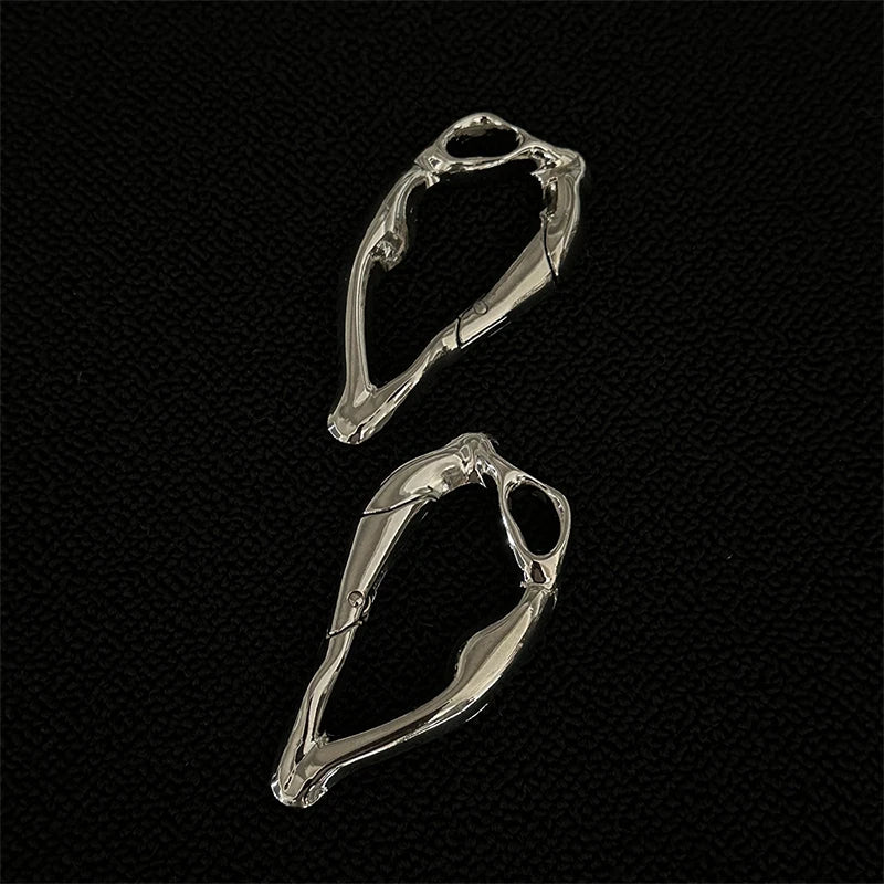 Y2K Half Heart Carabiner Belt Loop Keychain